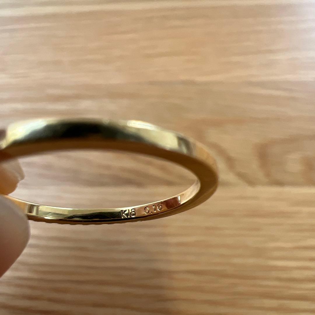 AHKAH ティナリング　ハーフエタニティ　9号