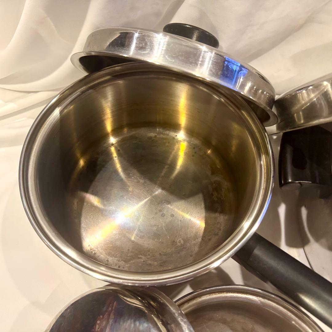 【 Amway 】 アムウェイ クィーンクックウェア 米国製 無水鍋 6点セット