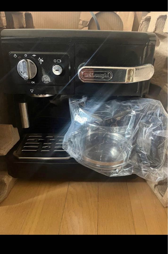 デロンギ　コンビ コーヒーメーカー　ブラック