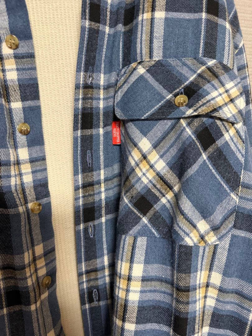 PANTY DROPPER x FLUTTERコラボチェックシャツ　Lサイズ