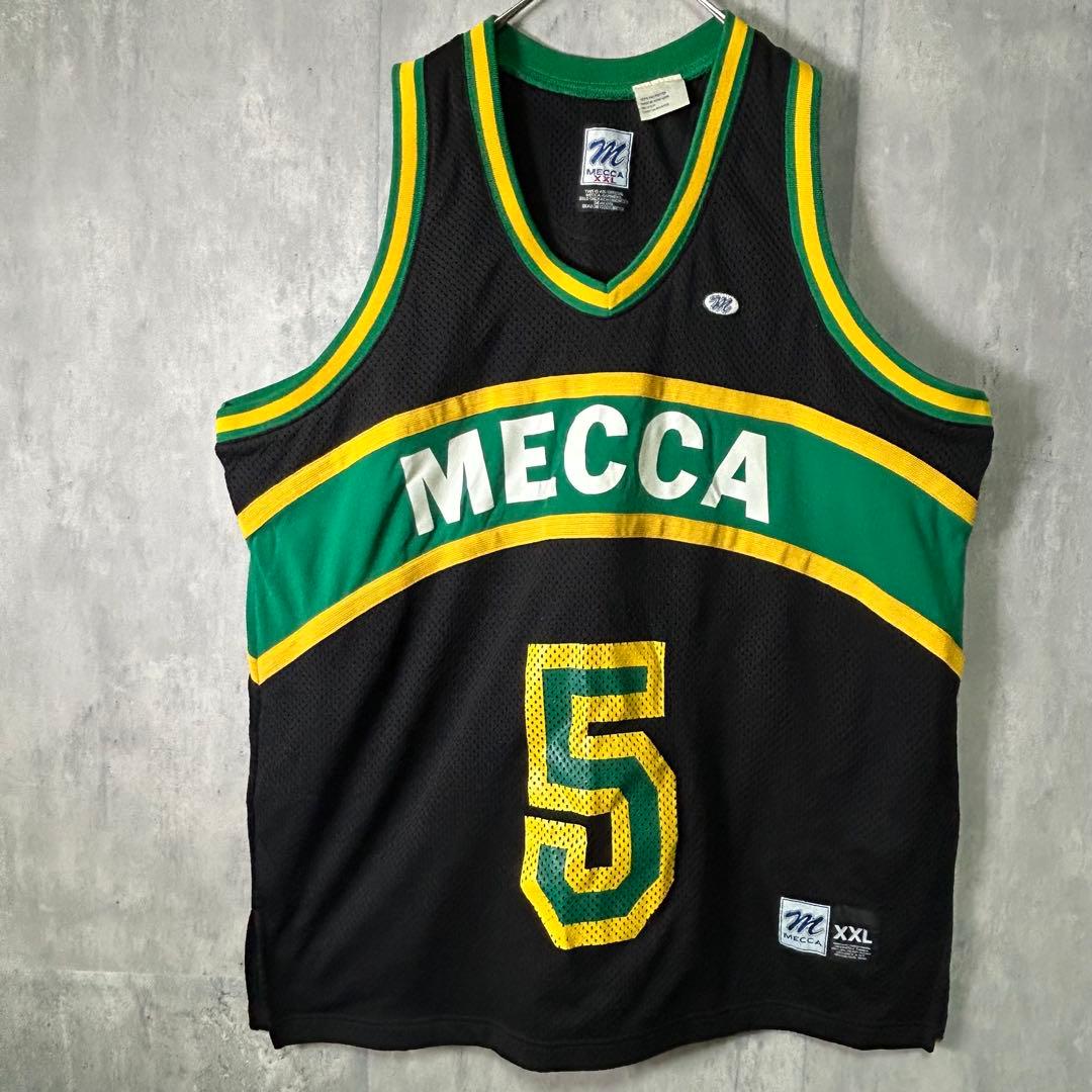 希少 90s' HIPHOP MECCA HOOP セットアップ メッシュ 黒