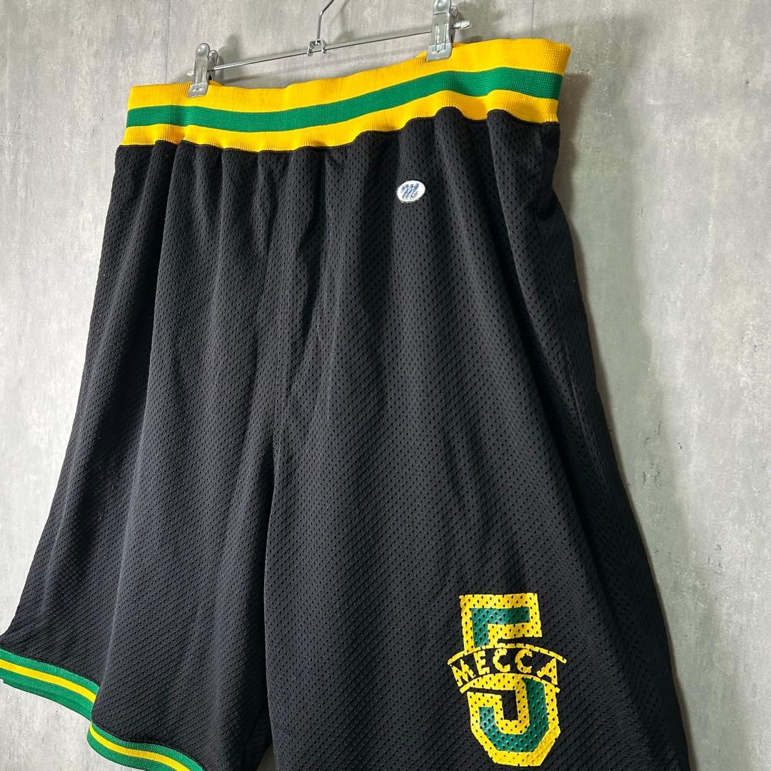 希少 90s' HIPHOP MECCA HOOP セットアップ メッシュ 黒