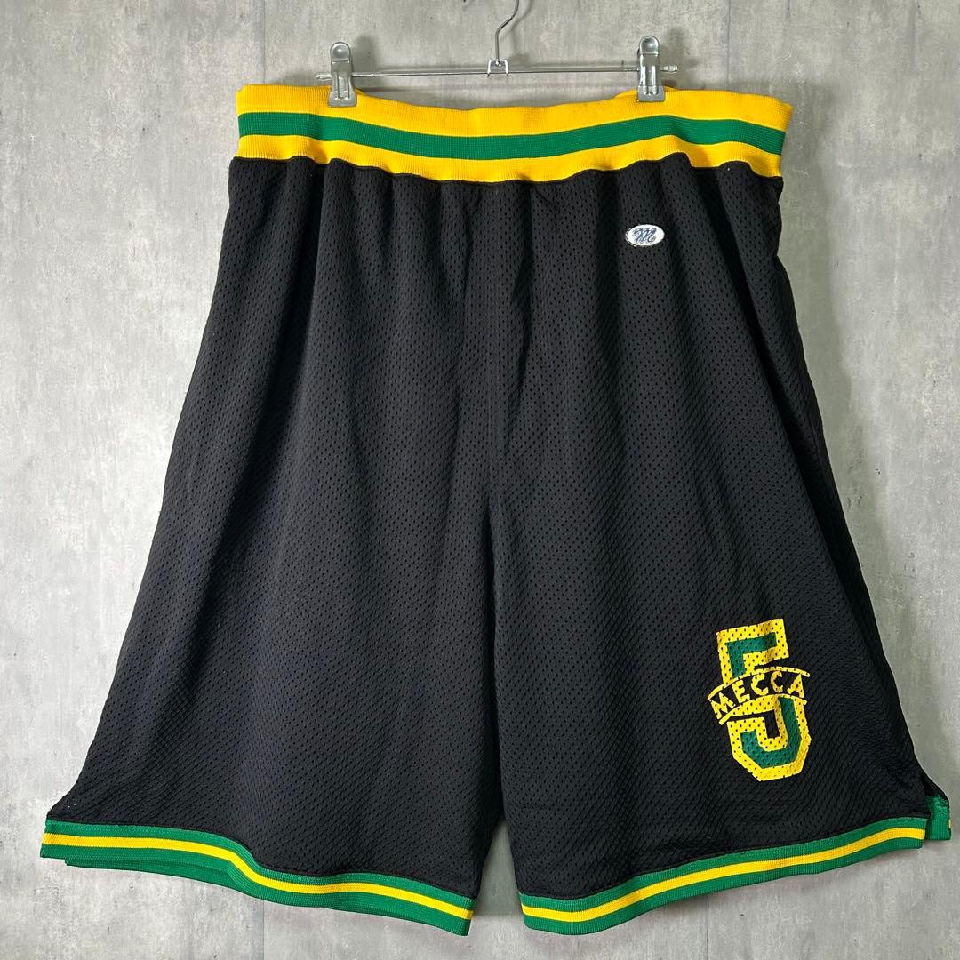 希少 90s' HIPHOP MECCA HOOP セットアップ メッシュ 黒