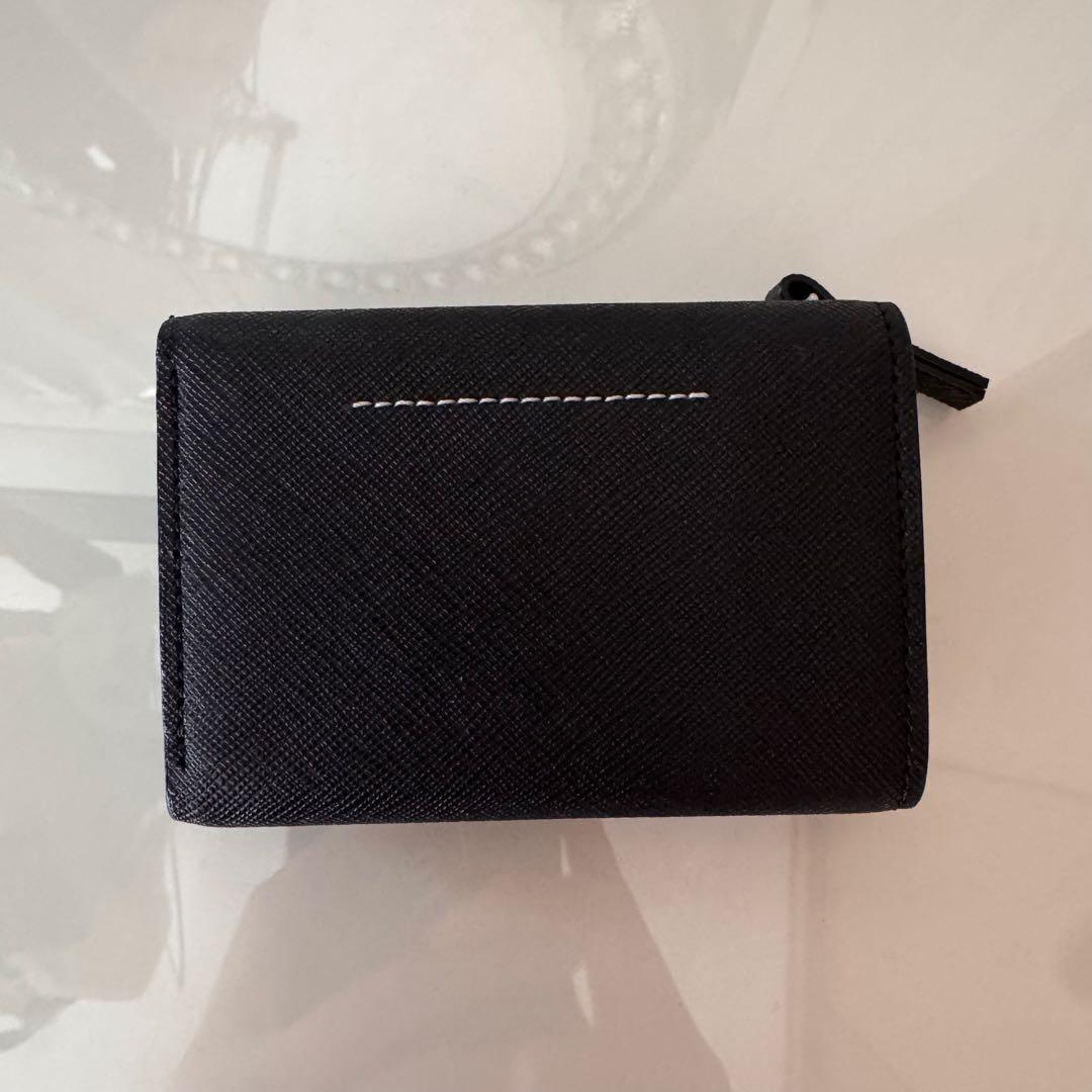 Maison Margiela MM6 ブラック三つ折り財布