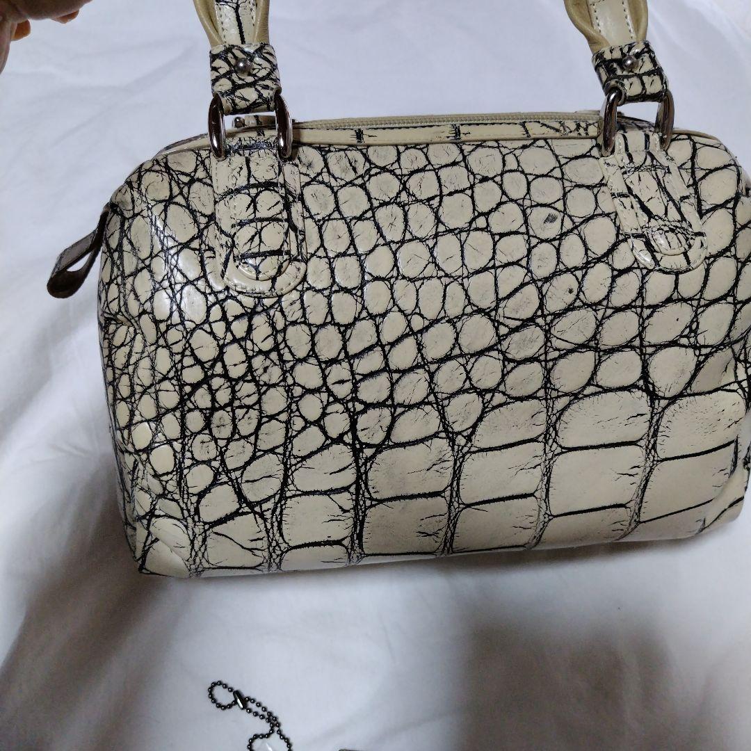 JRA　クロコダイル ミニボストン　ハンドバッグ