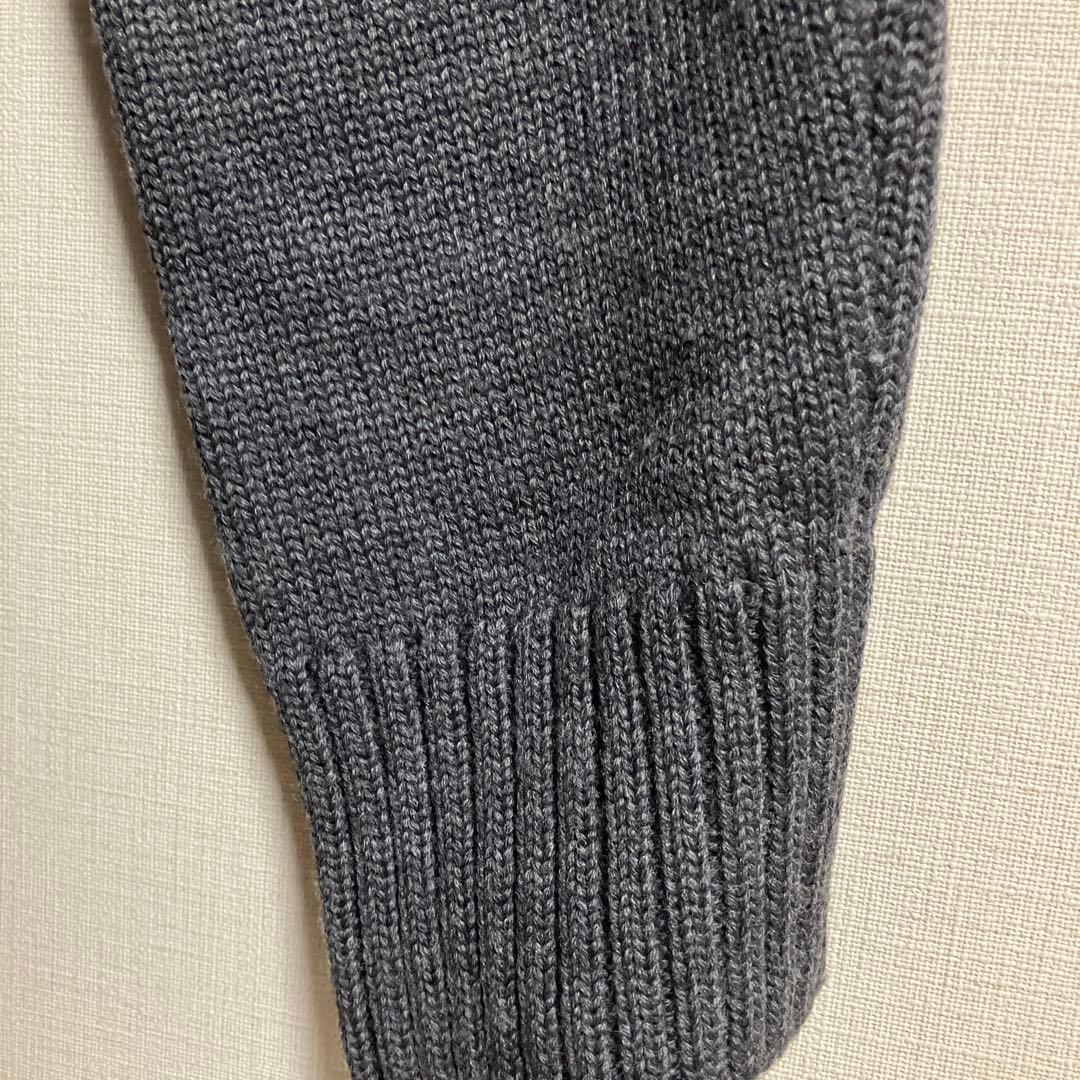 鎌倉シャツ スタンドカラーカーディガン Mサイズ グレー