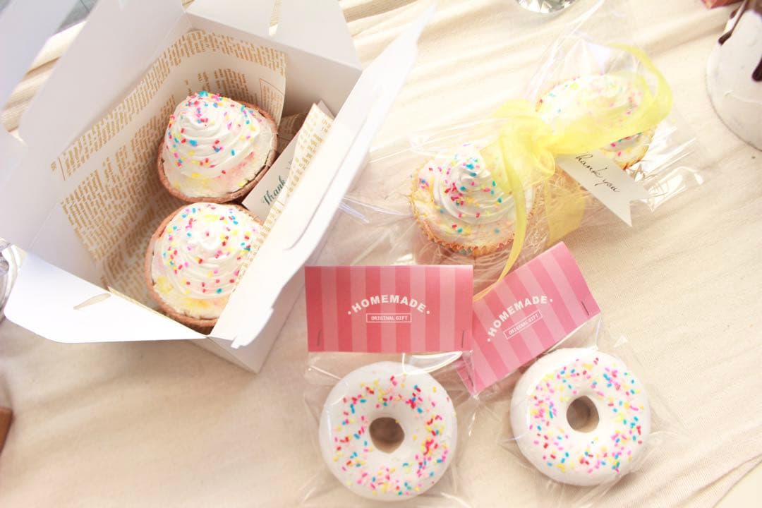 参考画像 クレイカップケーキ