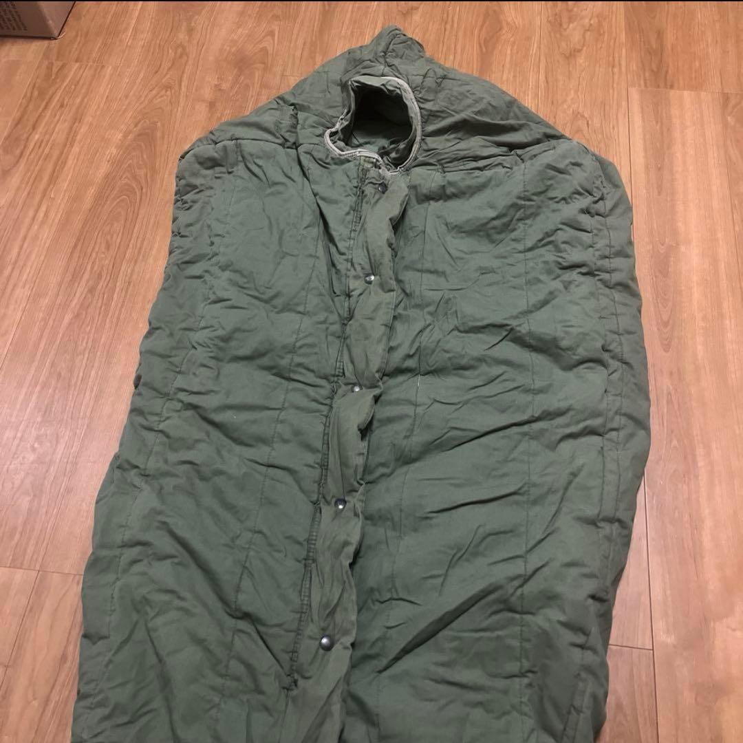 米軍　実物　SLEEPING BAG スリーピングバッグ　ODグリーン　②