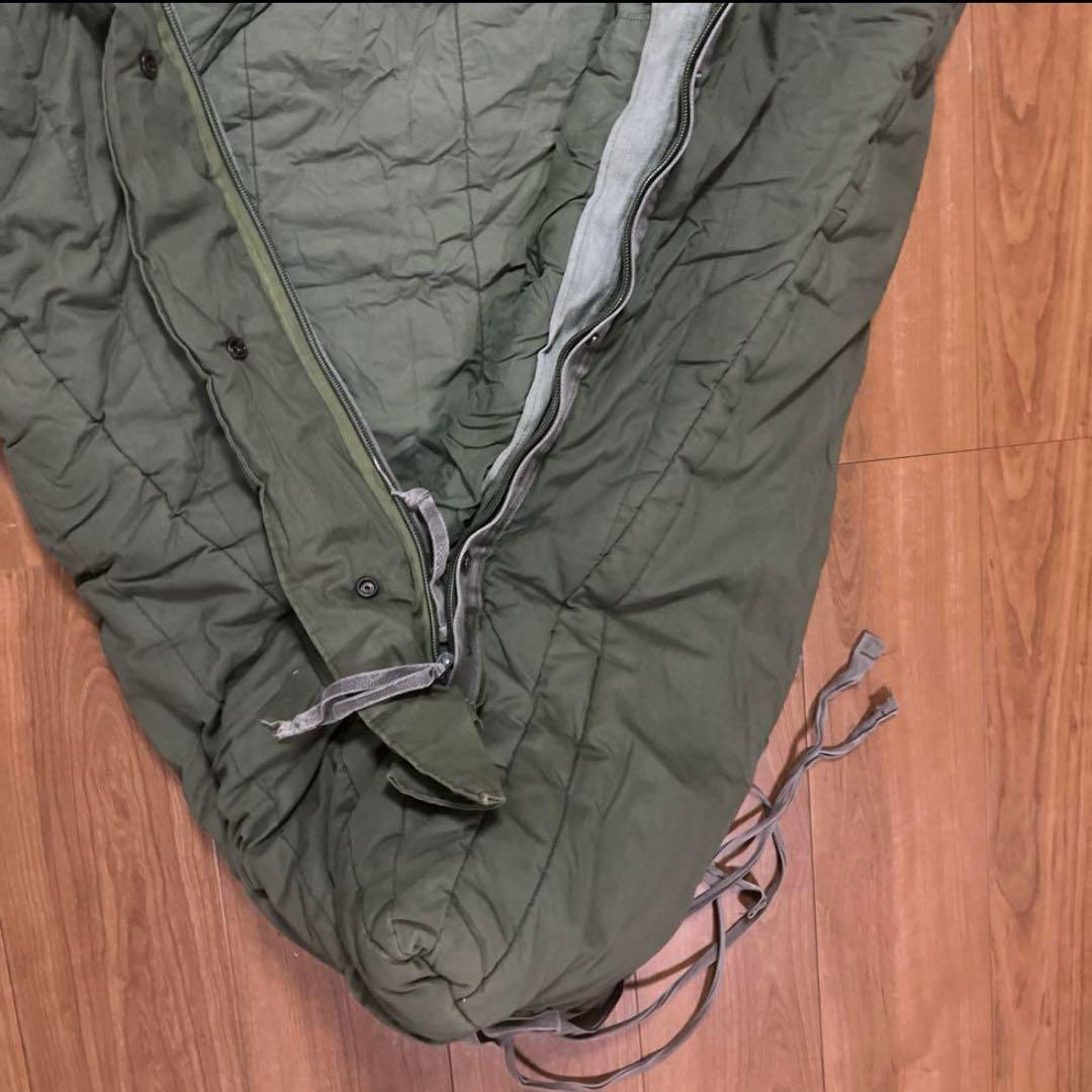 米軍　実物　SLEEPING BAG スリーピングバッグ　ODグリーン　②