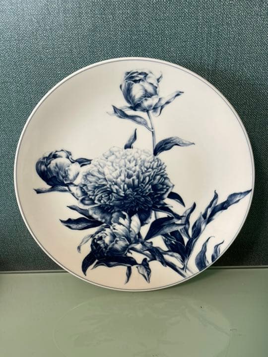 003 [未使用品]マイセン・プレート・菊・掛け皿　壁掛け・剣　meissen