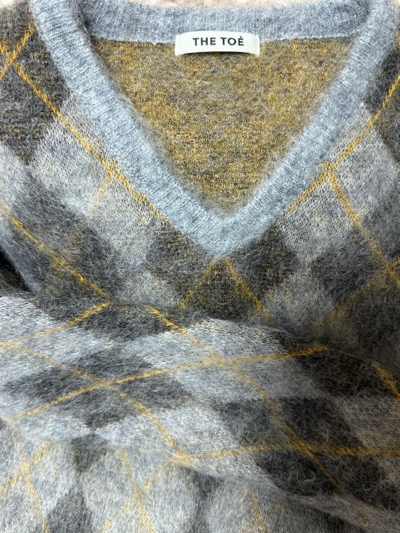 THE TOE Sendlinger Argyle Knitグレー系
