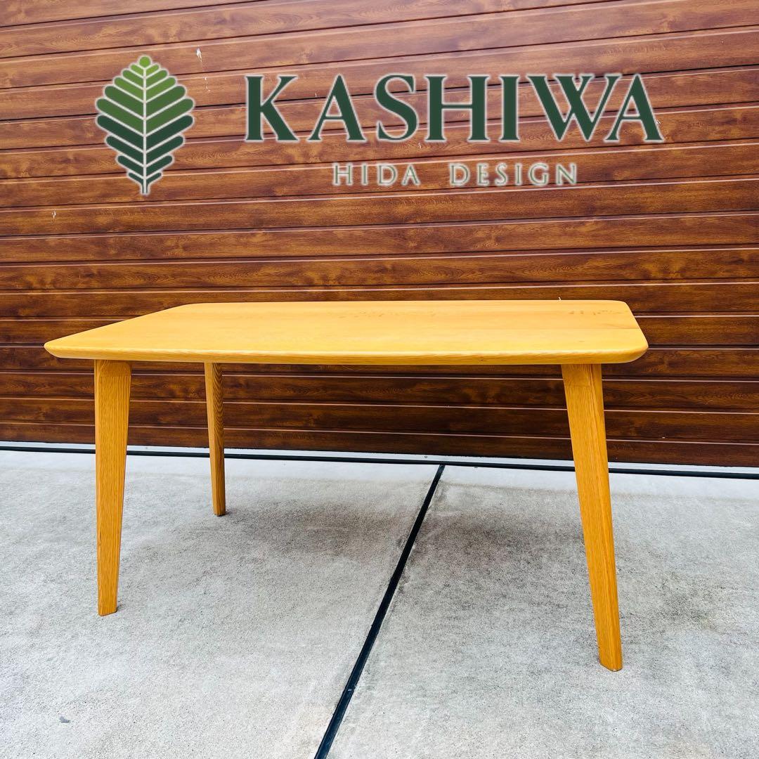 美品 柏木工 飛騨 ダイニングテーブル オーク
