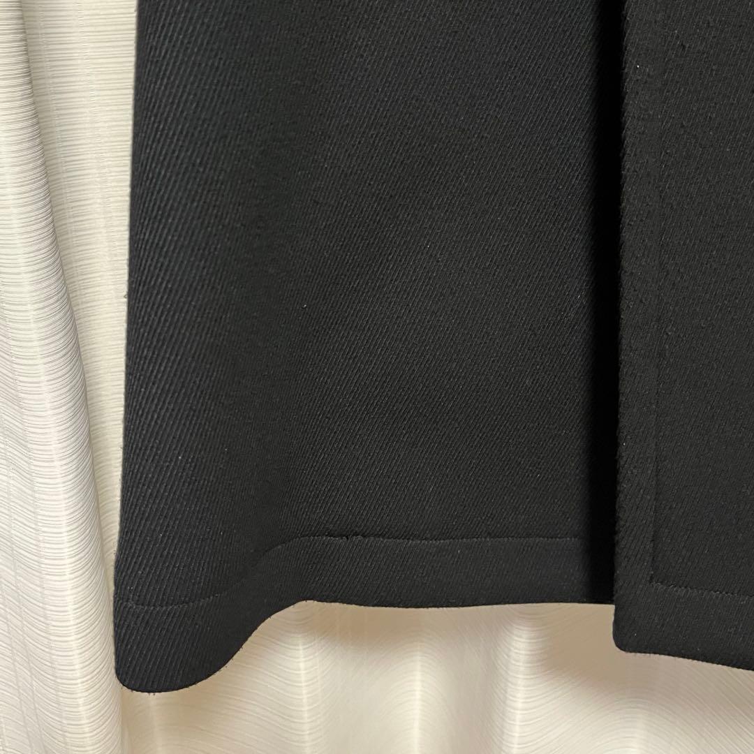 UN3D アンスリード ミドルコートロングコートドルマンコート 黒