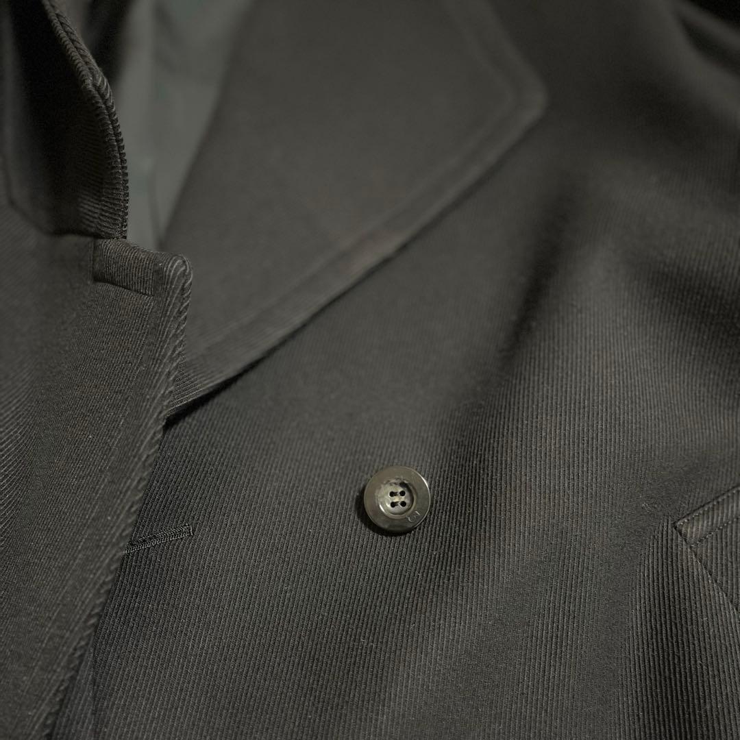 UN3D アンスリード ミドルコートロングコートドルマンコート 黒