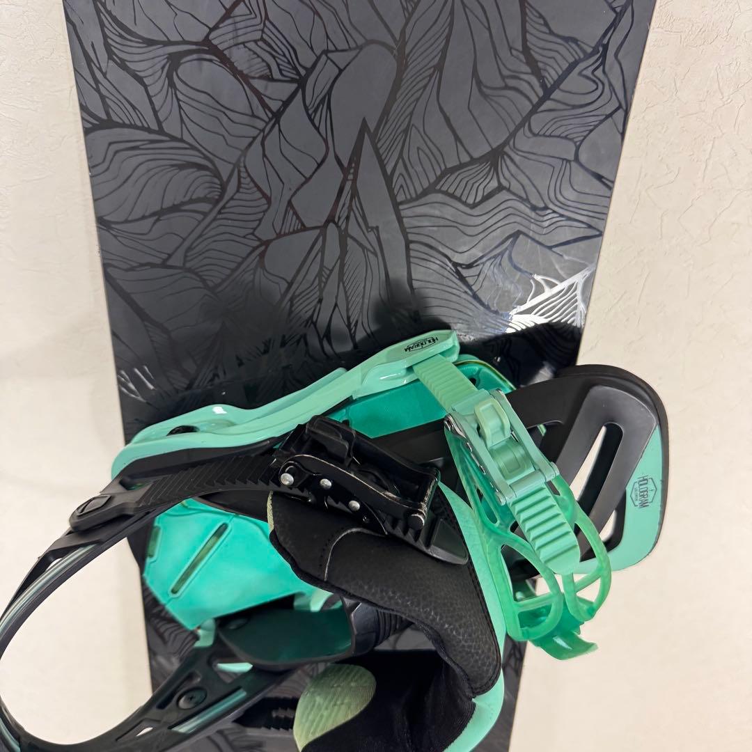 SALOMON SIGHT 156cm スノーボードセット