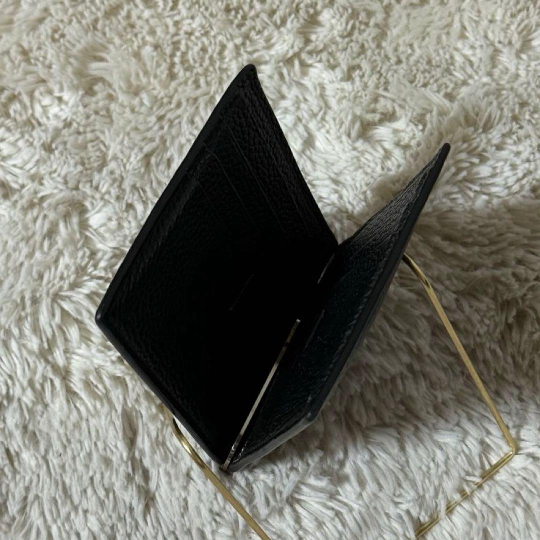 ⭐️未使用級⭐️　トムフォード　マネークリップ　二つ折り財布　ブラック　レザー