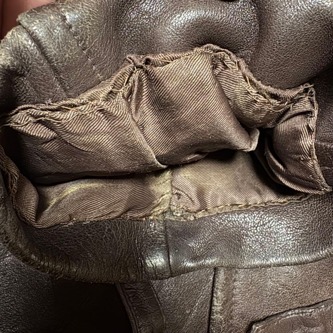 ビンテージ60s【ユーゴスラビア製INKOBダブルブレストレザーコート】焦茶