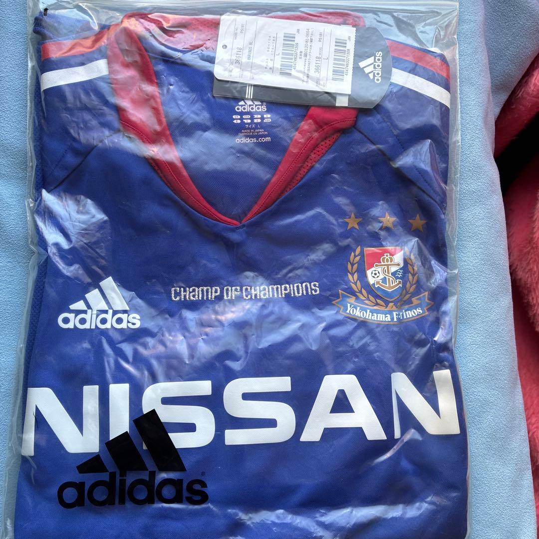 adidas 横浜F・マリノス ユニフォーム Lサイズ2004年優勝記念モデル