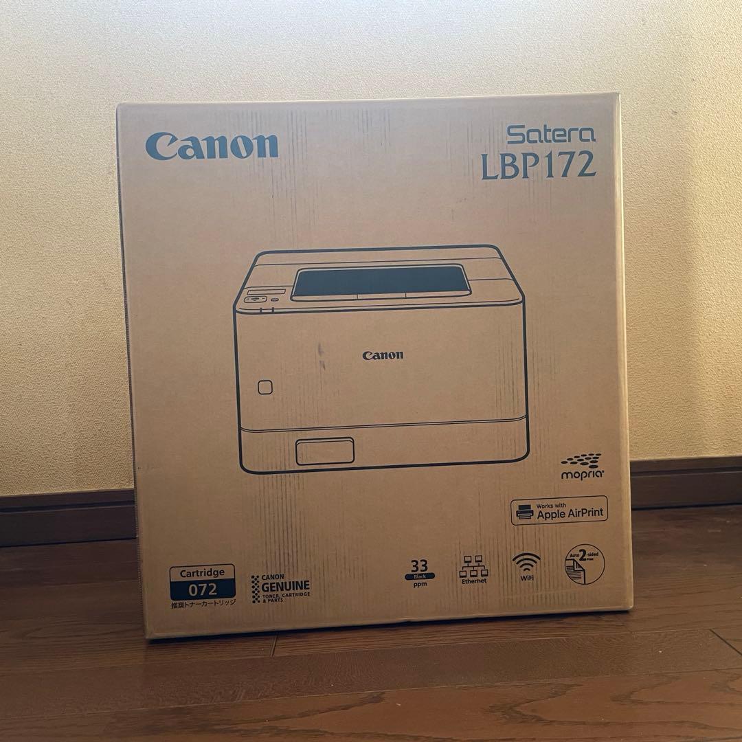 【美品】Canon モノクロレーザープリンター LBP172 / 無線LAN対応