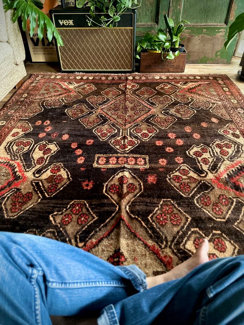 トライバルラグ　ヴィンテージラグ　タイマニ　バルーチ　アフガンラグ　プリミティブ