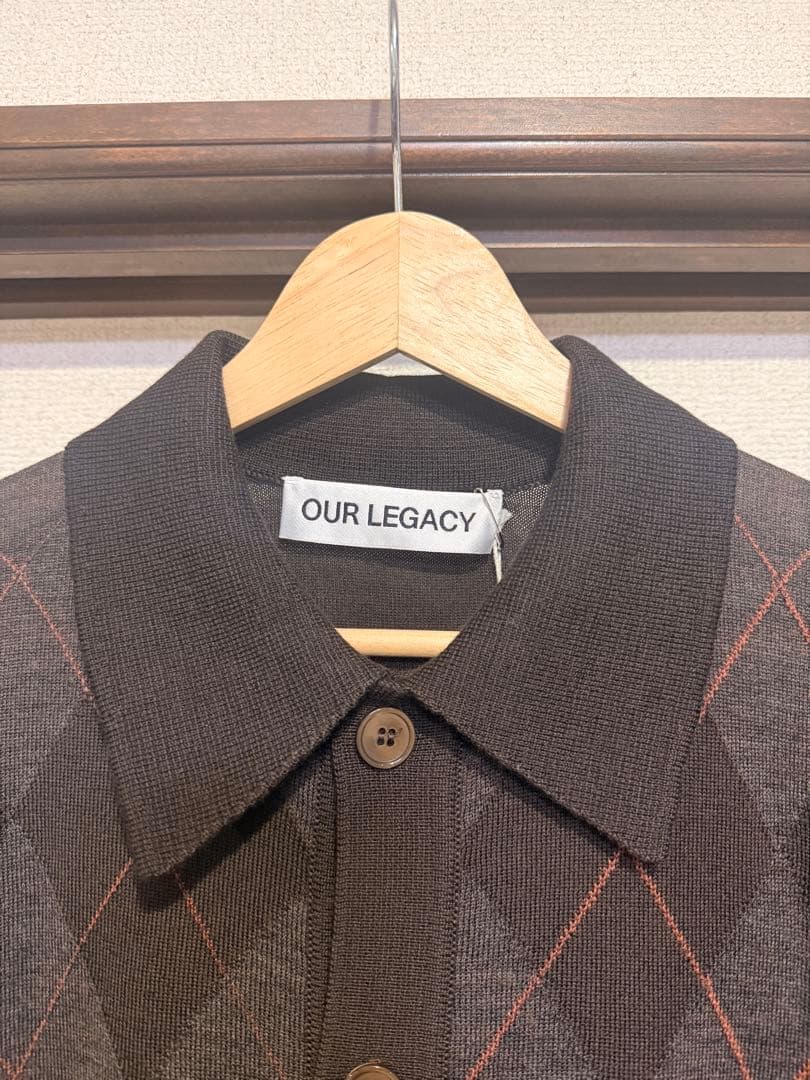 OUR LEGACY EVENING POLO アーガイル - 44 XS