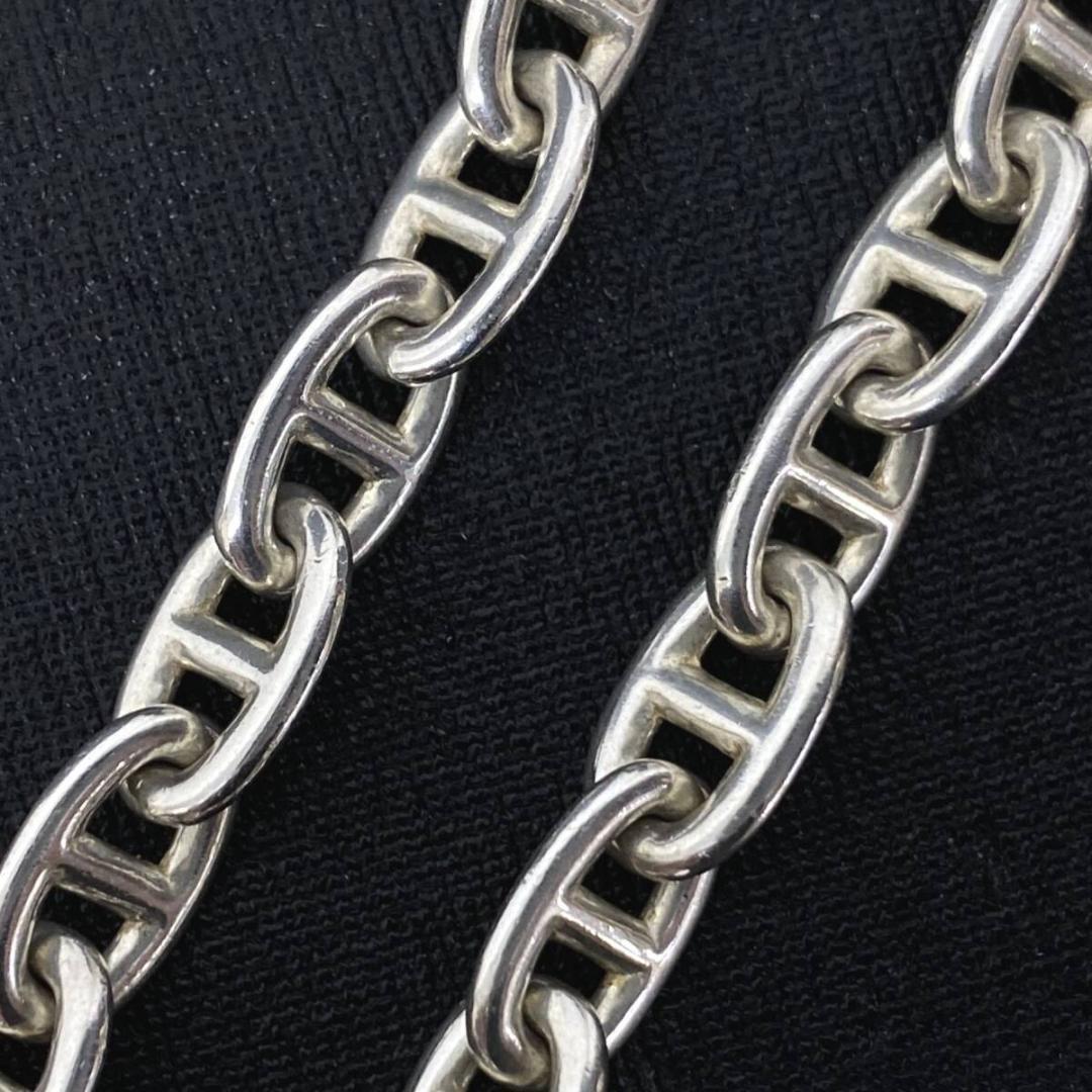 美品 F.H. シルバー 925 アンカー デザイン チェーン ブレスレット