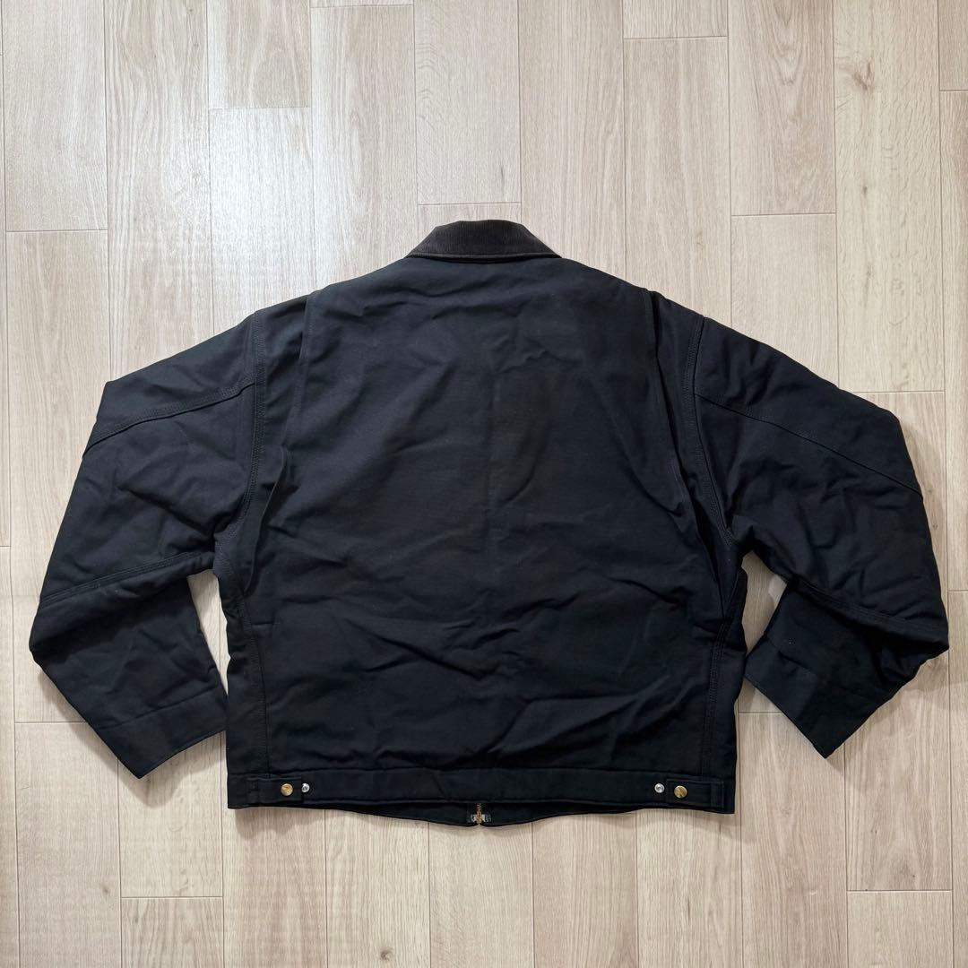 USA製デッド！Carhartt デトロイトジャケット XL 黒 ブラック