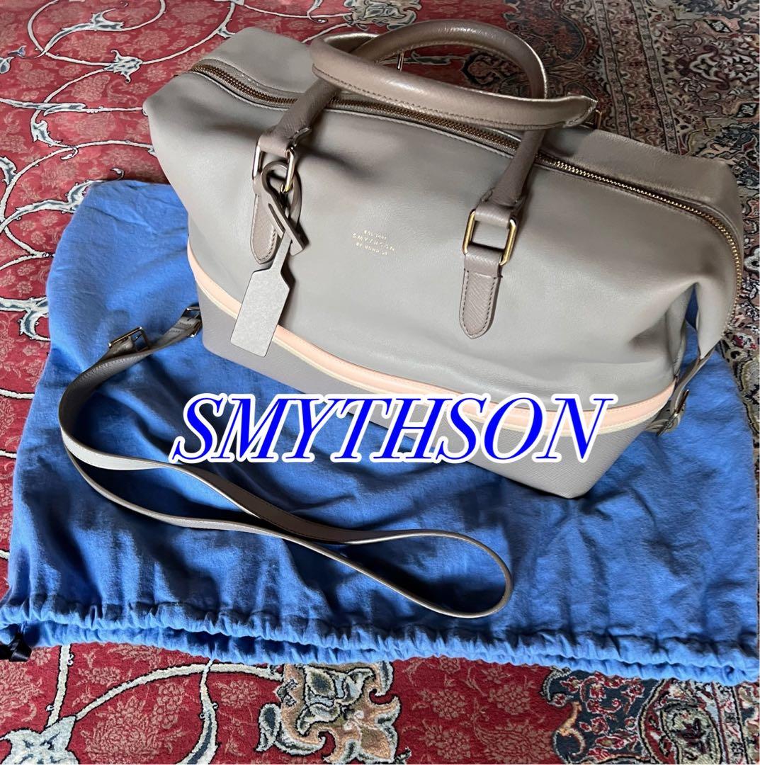 英国王室御用達　SMYTHSON スマイソン　2way レザーボストン