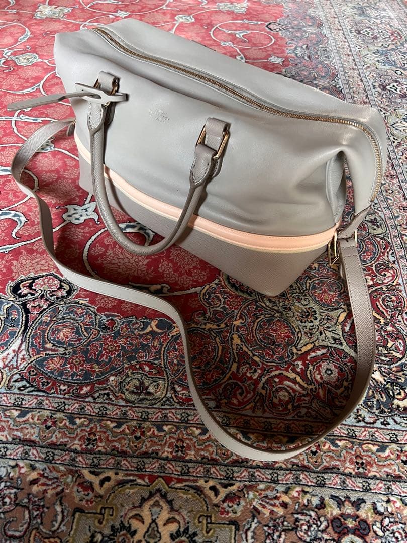 英国王室御用達　SMYTHSON スマイソン　2way レザーボストン