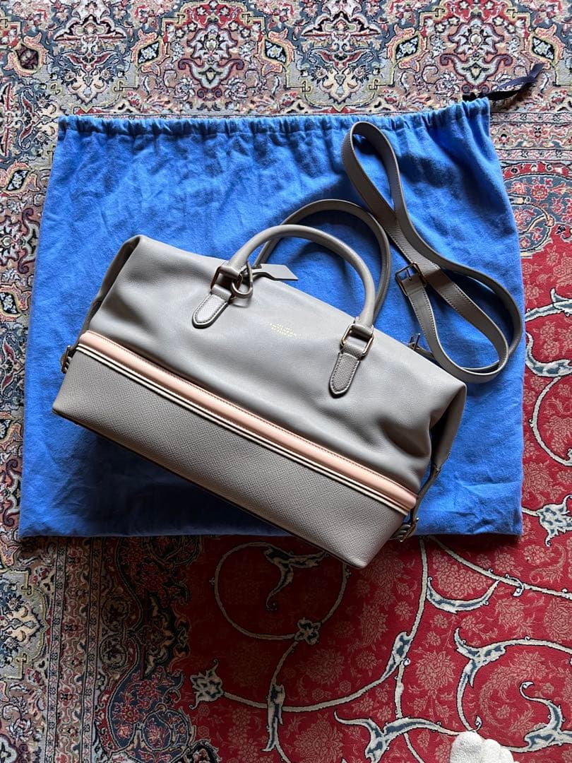 英国王室御用達　SMYTHSON スマイソン　2way レザーボストン