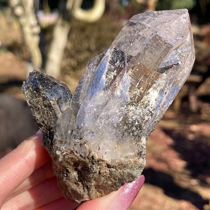 ガネーシュヒマールクォーツ 原石 クラスター