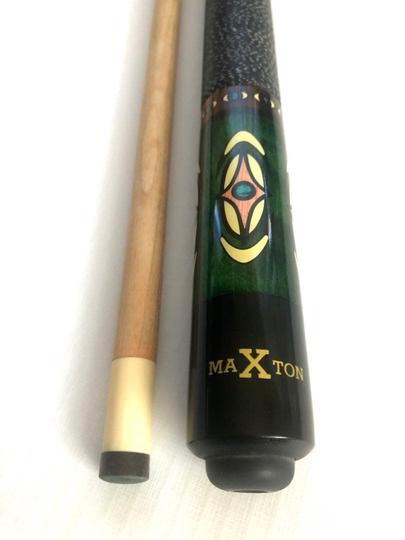 ビリヤードキュー ヨーロッパMAXTON 21oz ヴィンテージキュー使用感少♪