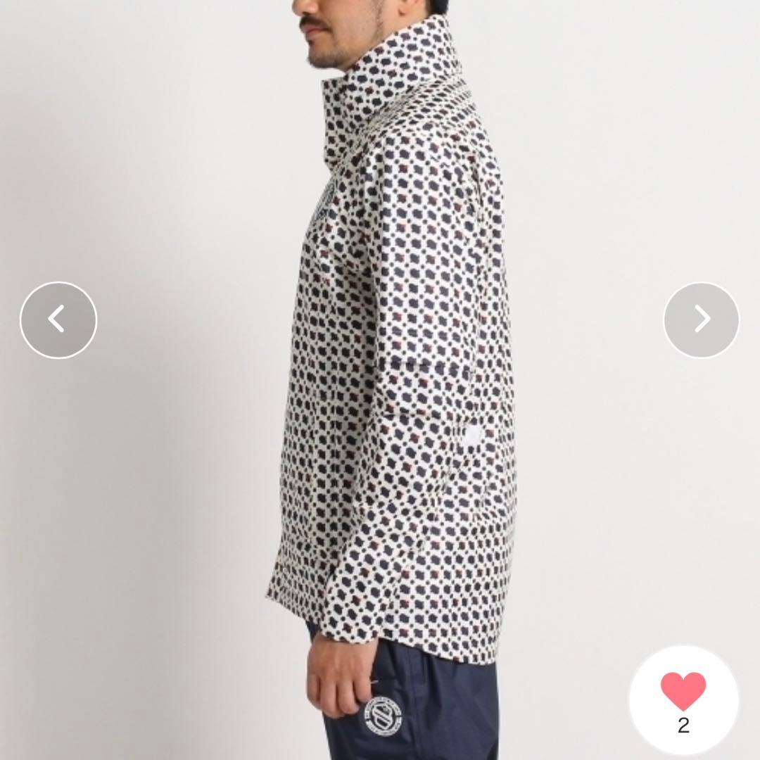 adabat アダバット 幾何学柄 レインブルゾン ジャケット コンパクト XL