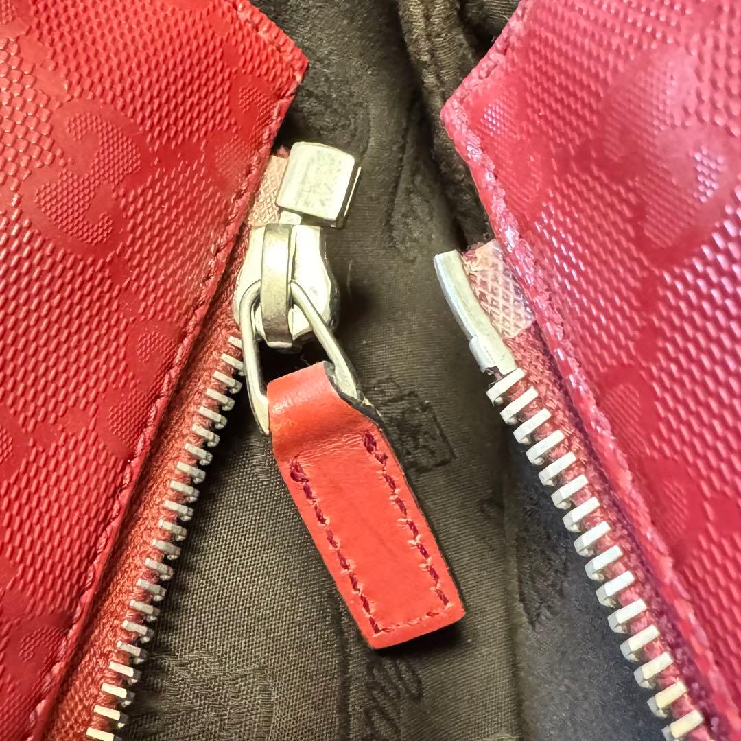 GUCCI グッチ インプリメ GGスプリーム トートバッグ　赤