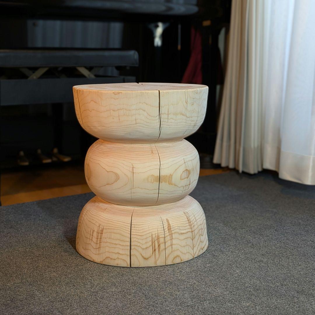 ☆pocky 様確専用　檜　切り株　丸太　椅子　スツール 高さ約40.5㎝