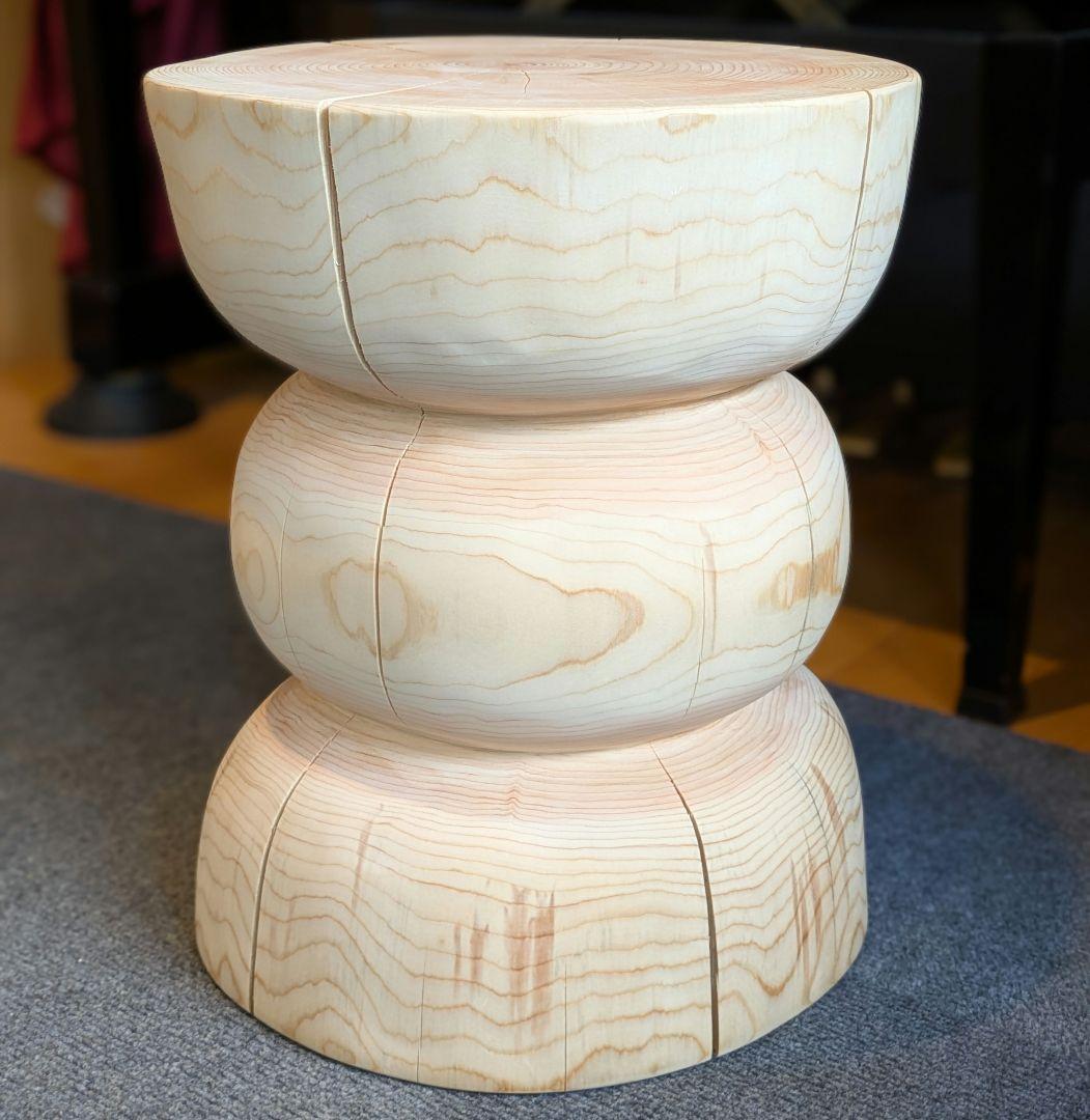 ☆pocky 様確専用　檜　切り株　丸太　椅子　スツール 高さ約40.5㎝