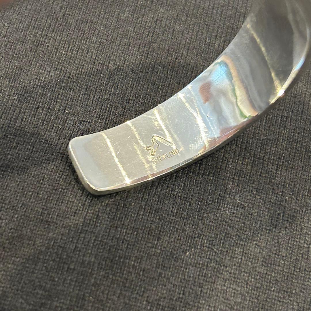 【raisin2】ホピ族/HOPI ターコイズ付バングル ブレスレット