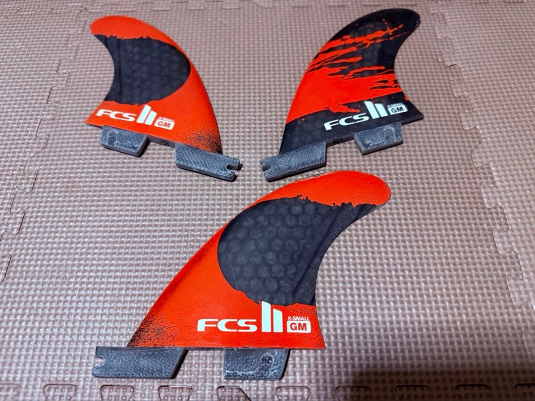 FCS2 GM サーフボードフィン 3枚セットX-SMALL