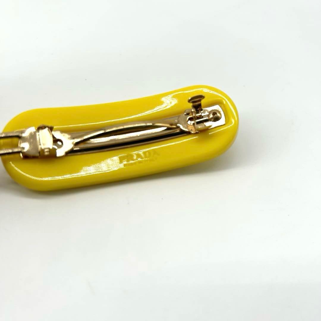 未使用✨PRADA プレックス ヘアバレッタ ラインストーン ビジュー クリップ