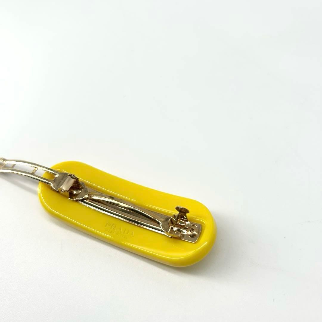 未使用✨PRADA プレックス ヘアバレッタ ラインストーン ビジュー クリップ