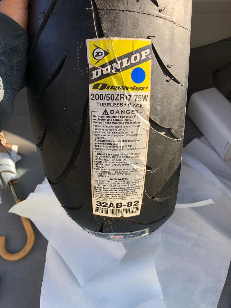 パーツ DUNLOP Sportmax Qualifier 200/50 ZR 17