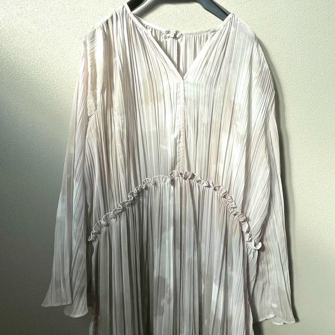 アニュアンス　ニュアンスボリュームワンピース