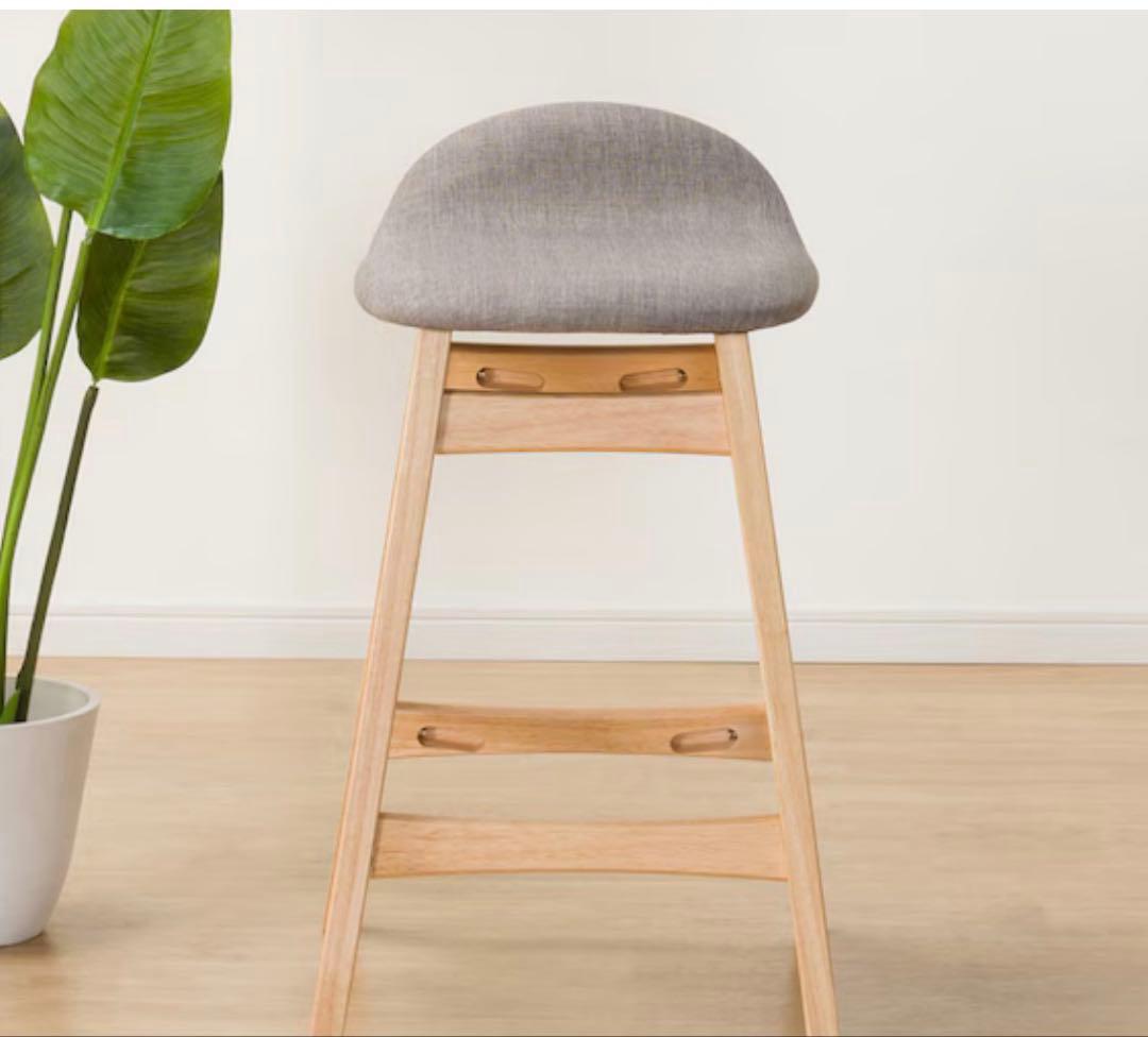 カウンターチェア (フィルン OC LBR/GY)