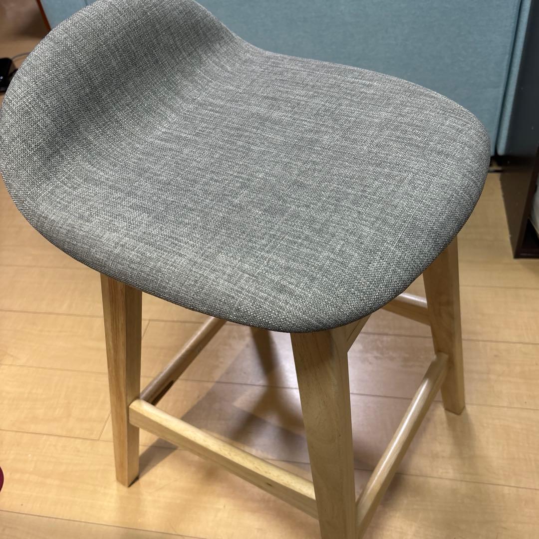 カウンターチェア (フィルン OC LBR/GY)