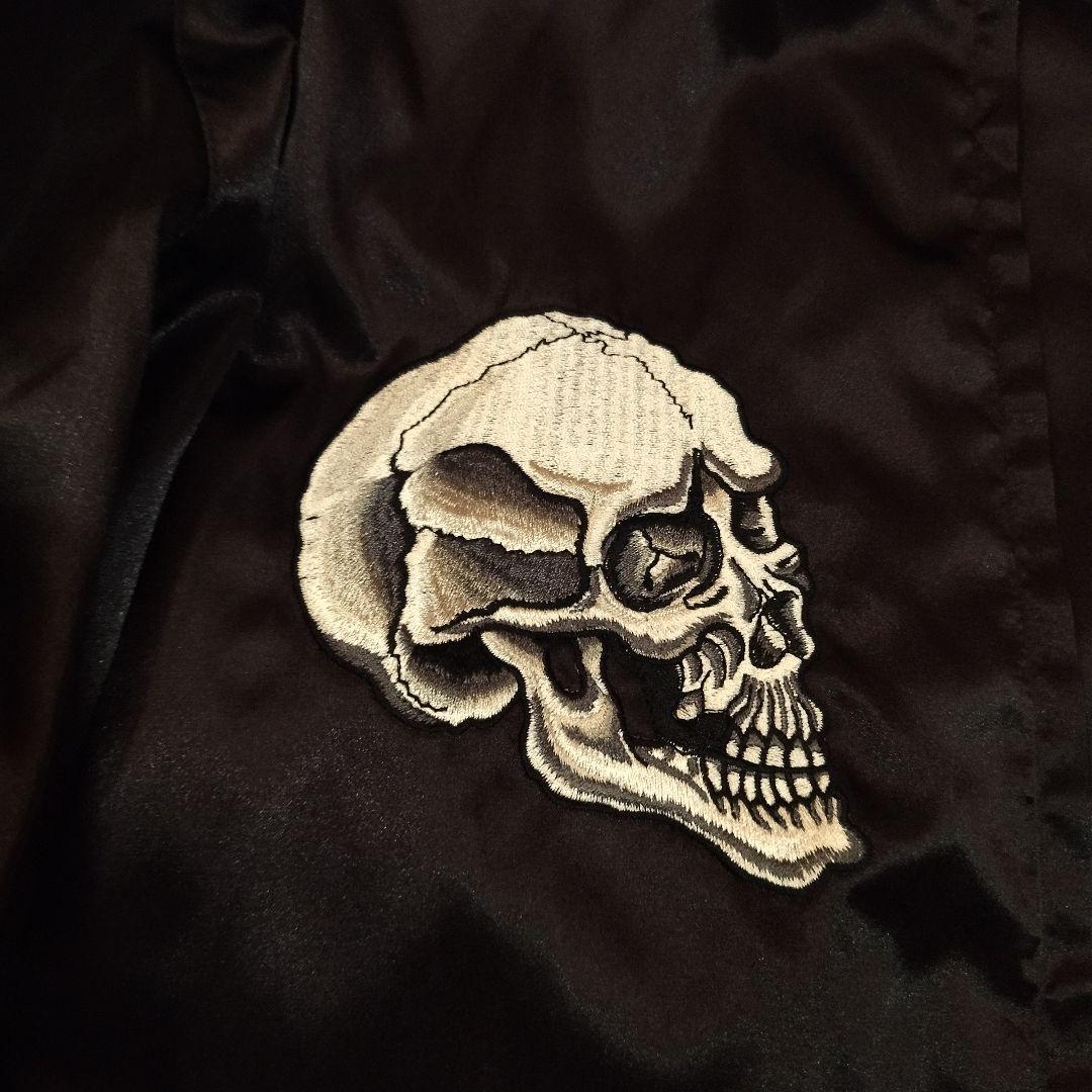 ひろ★stussy リバーシブル　スカル&スネーク スカジャン XL