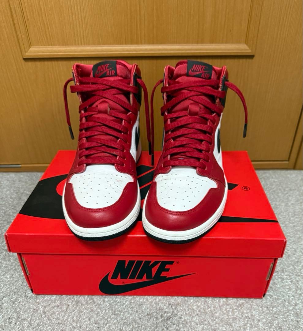 靴 Nike Air Jordan 1 High\"Satin Red\" 28.5cm