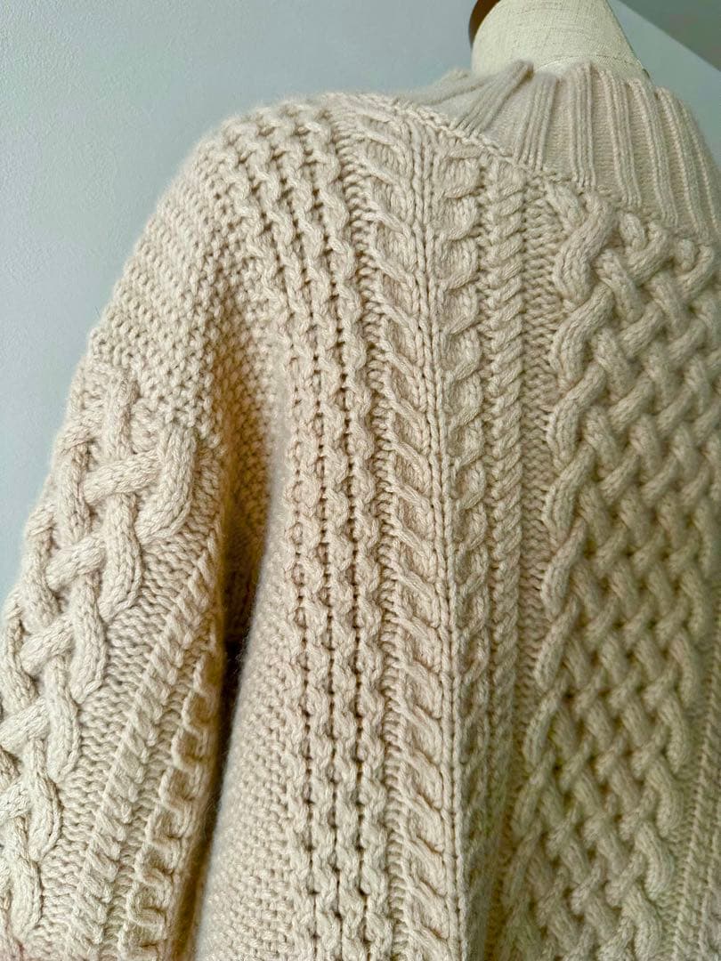 70%OFF⭐︎Drawer ウールカシミヤケーブルニット