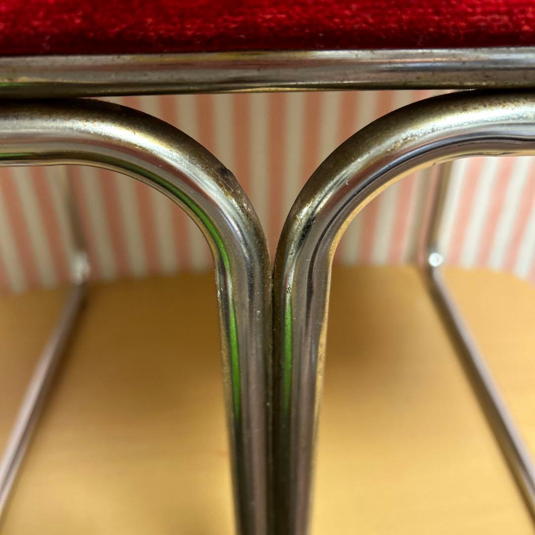 レトロ 喫茶店 ゲームセンター チェア ベロア調 椅子 【送料込】