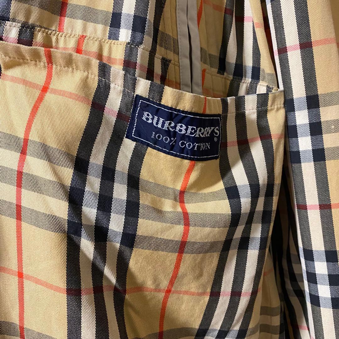 70s 一枚袖 ヴィンテージ バーバリー トレンチコート コットン100