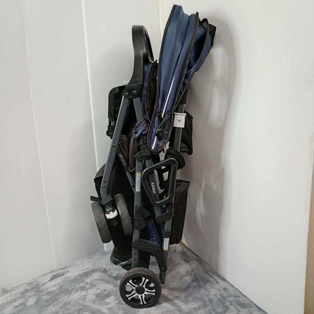 カトージ二人乗りベビーカー/二人でゴー